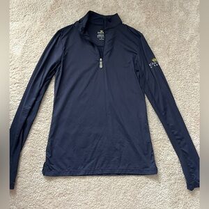 Women's Navy Blue Long Sleeve English Riding Shirt Kastel Denmark